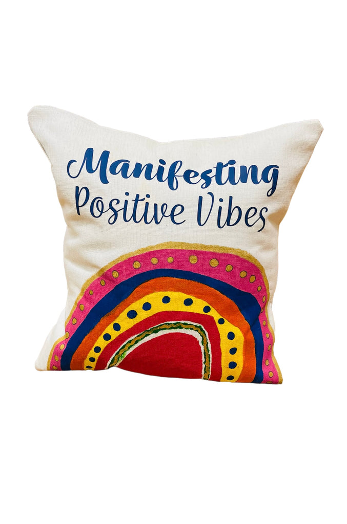 Manifesting Positive Vibes Pillow