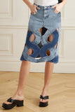 SEXY FASHION STYLE DENIM SKIRT