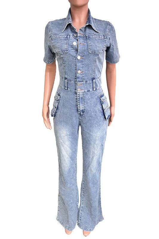 WOMEN DENIM SEXY JUMPSUIT Nature by Trejok WOMEN DENIM SEXY JUMPSUIT Nature by Trejok