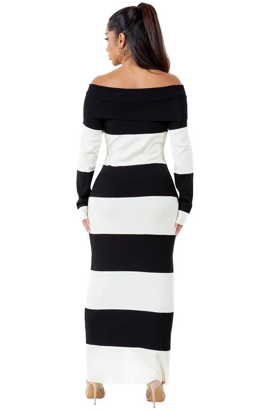 WOMEN FASHION LONG MAXI KNIT DRESS Nature by Trejok WOMEN FASHION LONG MAXI KNIT DRESS Nature by Trejok