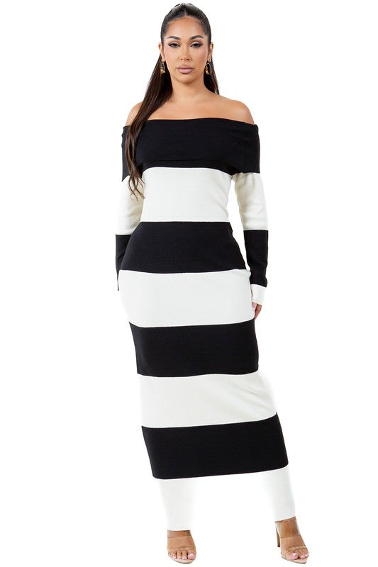WOMEN FASHION LONG MAXI KNIT DRESS Nature by Trejok WOMEN FASHION LONG MAXI KNIT DRESS Nature by Trejok