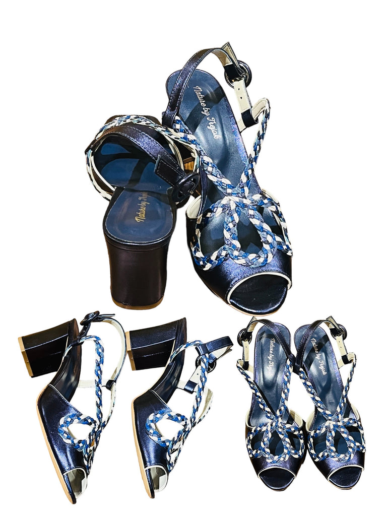 Veni Navy Blue Sandals