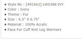 Knit Leg Warmer