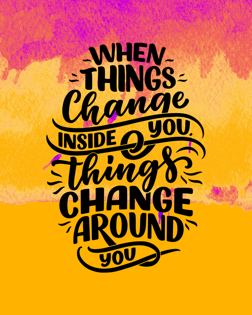 Changed Inside When Things Change Inside Wall Print – Nature by Trejok